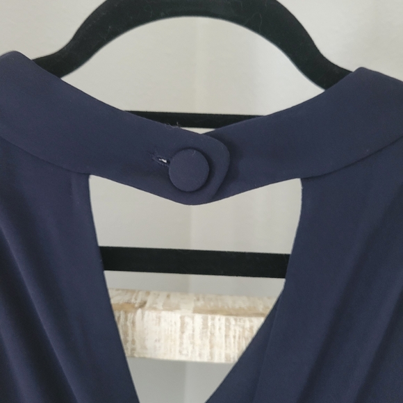 Donna Ricco NWT navy dress size 10 - Picture 5 of 6